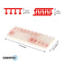 CANOPUS EZPass Mounting Strips: Peel-and-Stick Strips (6 Set) (Pack of 3)